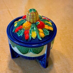 Vintage ceramic covered dish